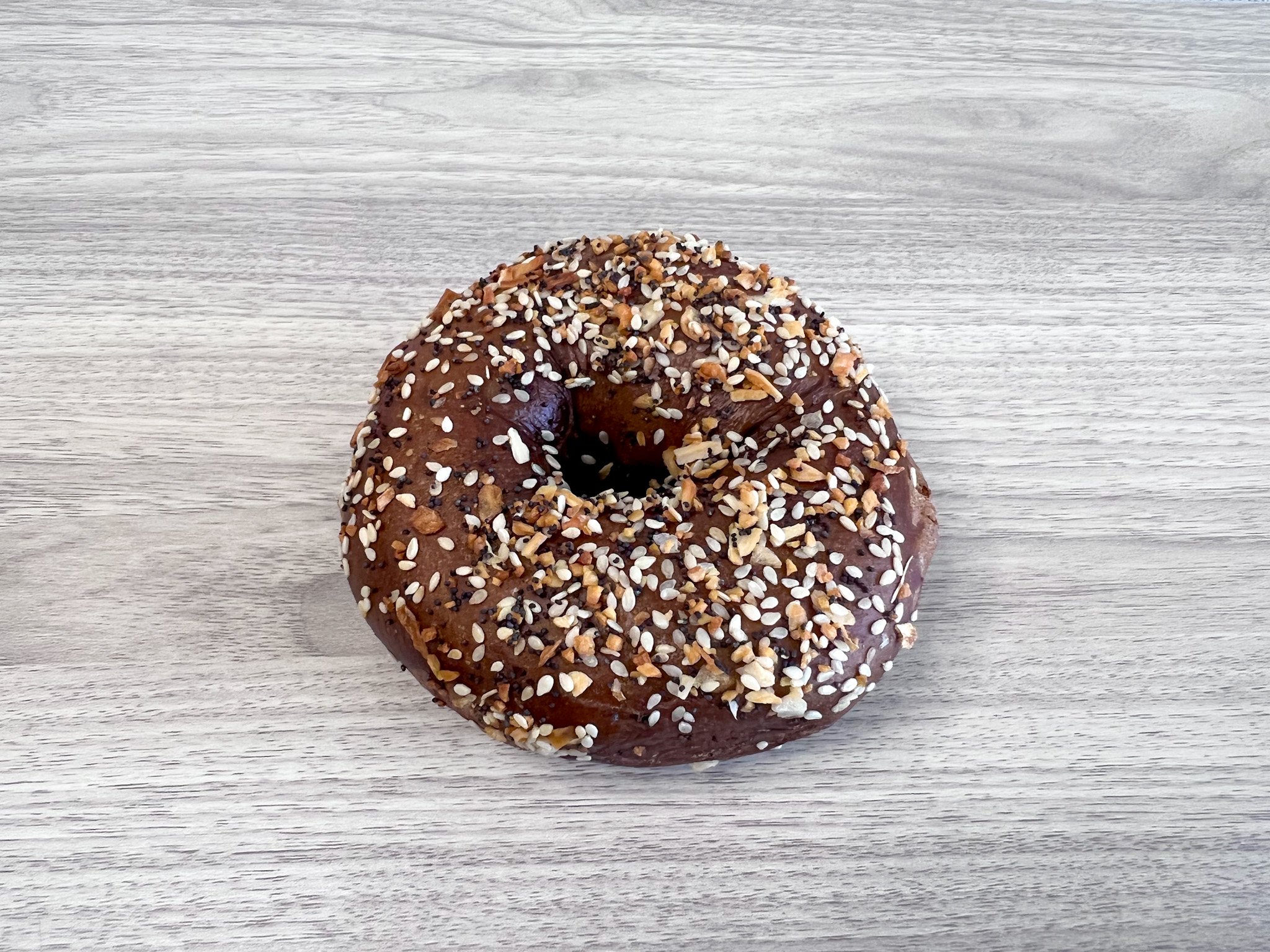 Pumpernickel Everything Bagel